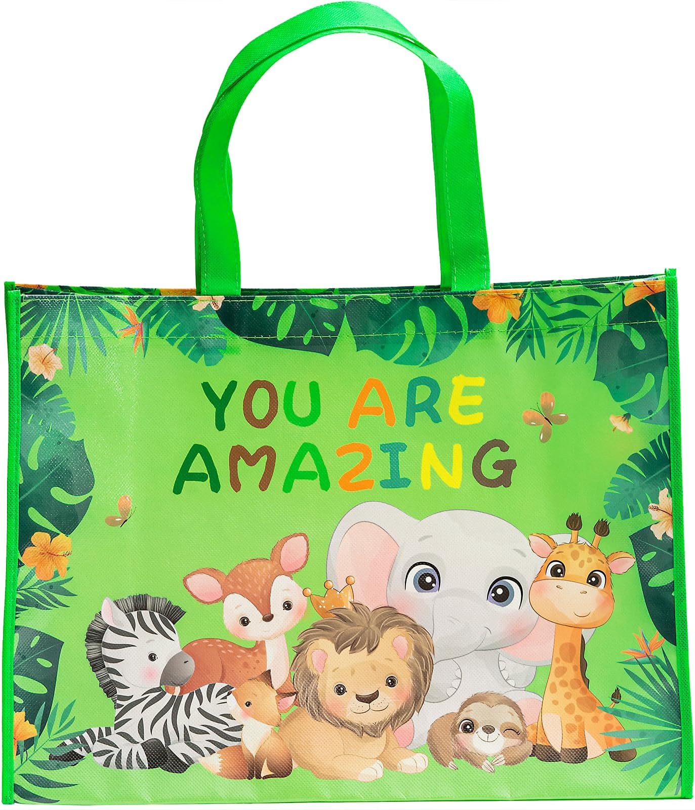 Loveinside Reusable Gift Bag, Large Recycled Party Favor Gift Bag for Birthday, Shopping and Storage, 16" x 6" x 12", 1 Pcs