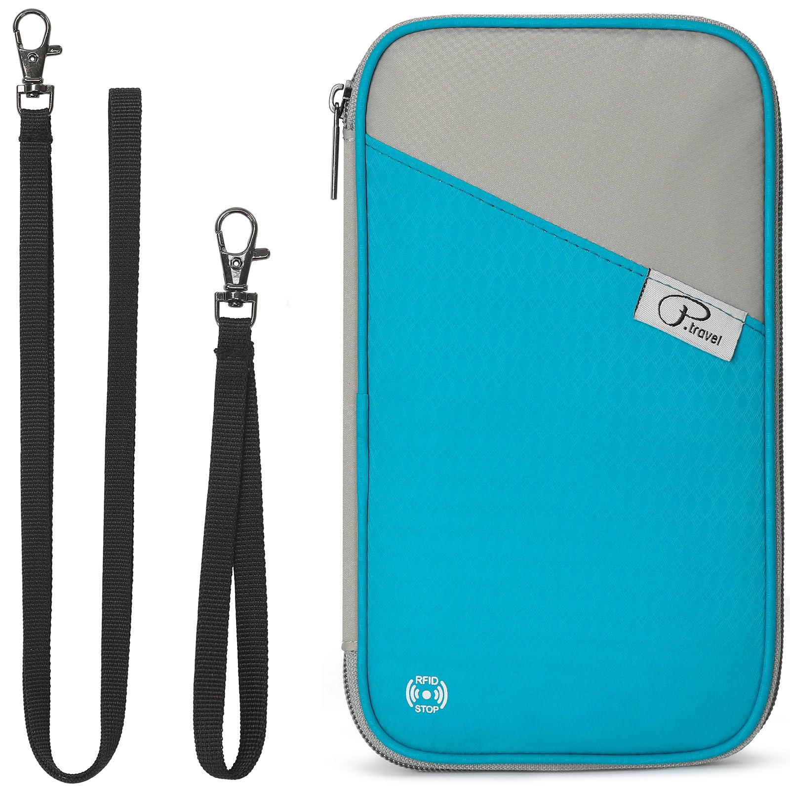VanFn RFID Passport Holder, Family Travel Wallet with Multiple Pockets