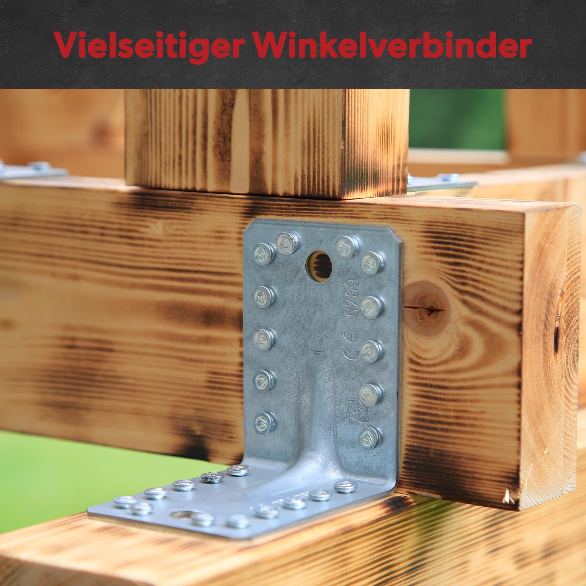 20 x siwitec Edelstahl Winkel Verbinder 90 x 90 x 65 mm mit Sicke, CE-Kennzeichnung, Materialstärke 2mm, 90 Grad Winkel, Winkelverbinder Edelstahl (V4A), Schwerlastwinkel, Stütze, Holzverbinder Winkel