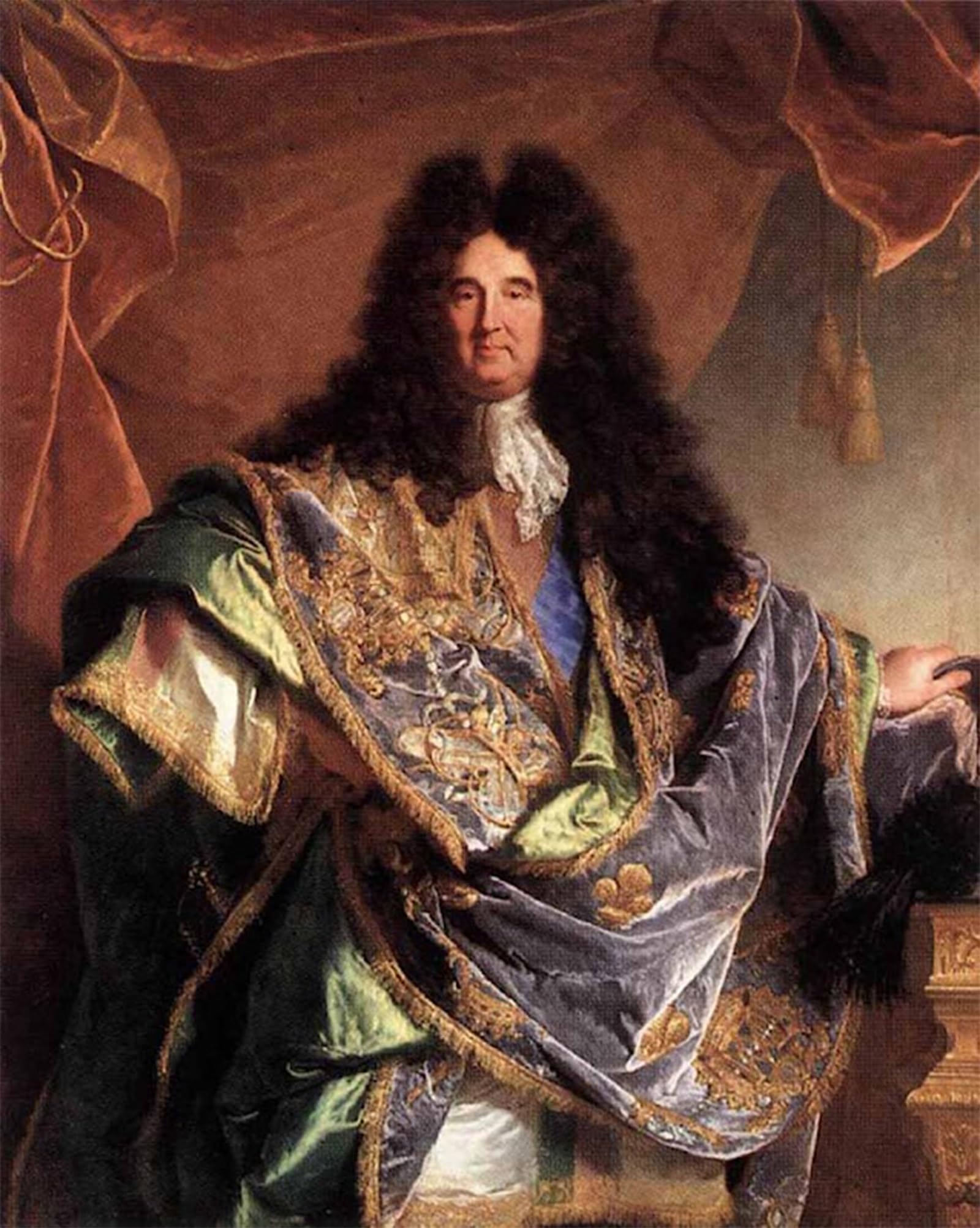 ARTXLXXBN Famous Painting Art Wall Decor Abstract Art Picture Portrait of Phillippe de Courcillon Hyacinthe Rigaud Animal Pictures for Home Decor 60x90cm