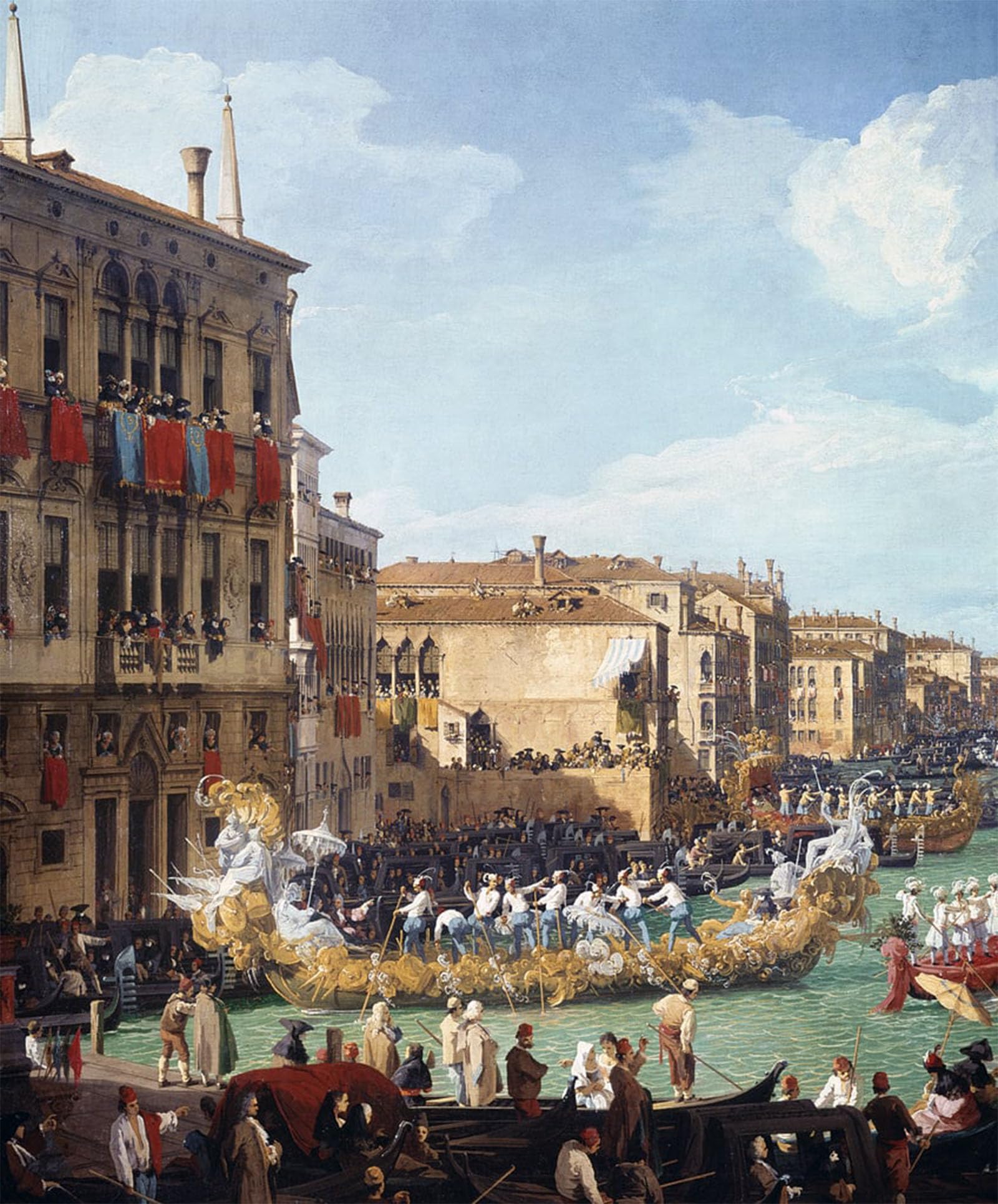 ARTXLXXBN Famous Painting Canvas Artwork Graffiti Print Carnival by Antonio Canal Portrait Canvas Image for Home Decor 60x90cm