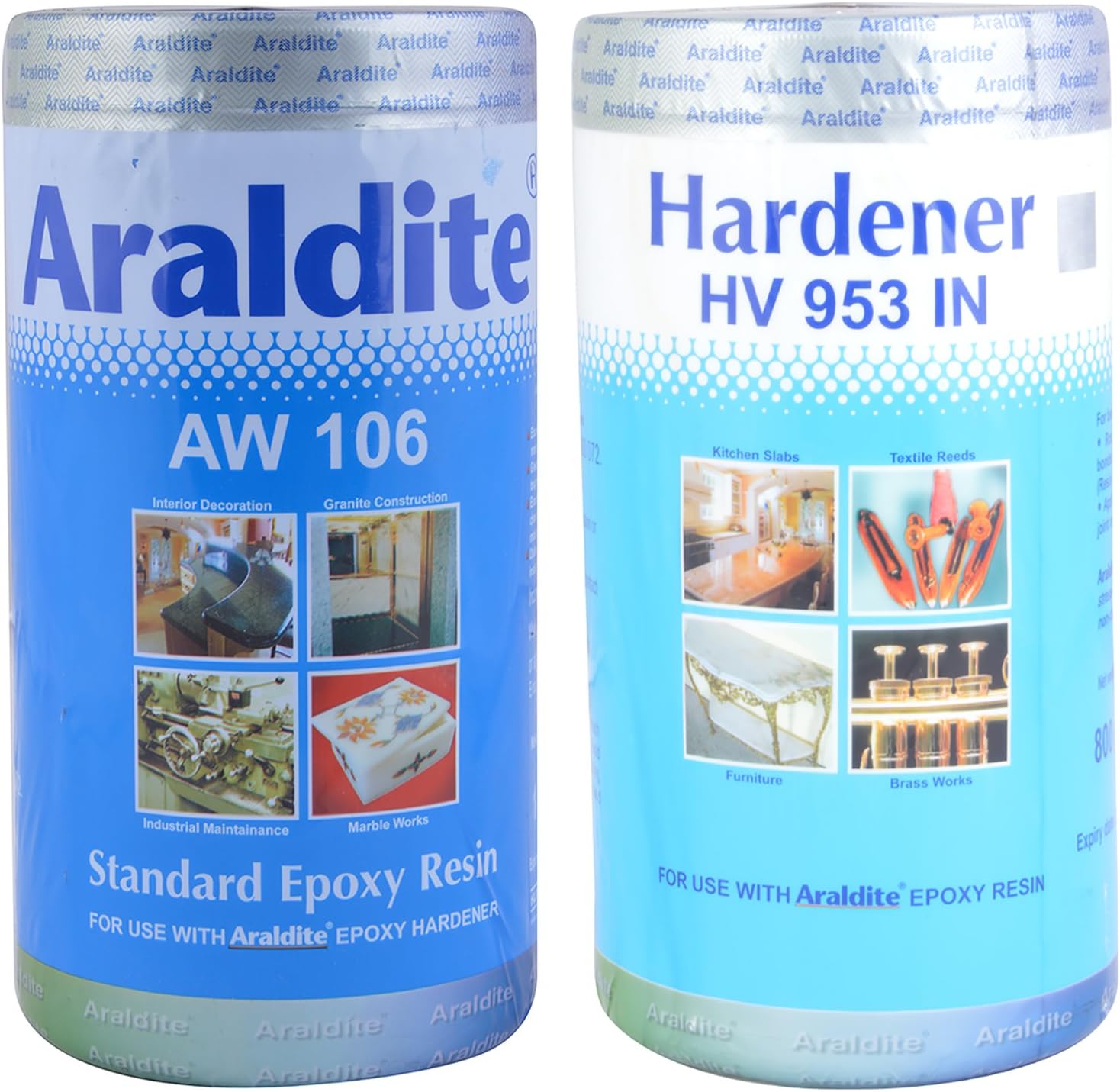 Araldite Epoxy Adhesive, Ivory, Waterproof, 17.78 x 10.16 x 0.51 cm, Pack of 1, General Purpose Bonding, Liquid, Huntsman