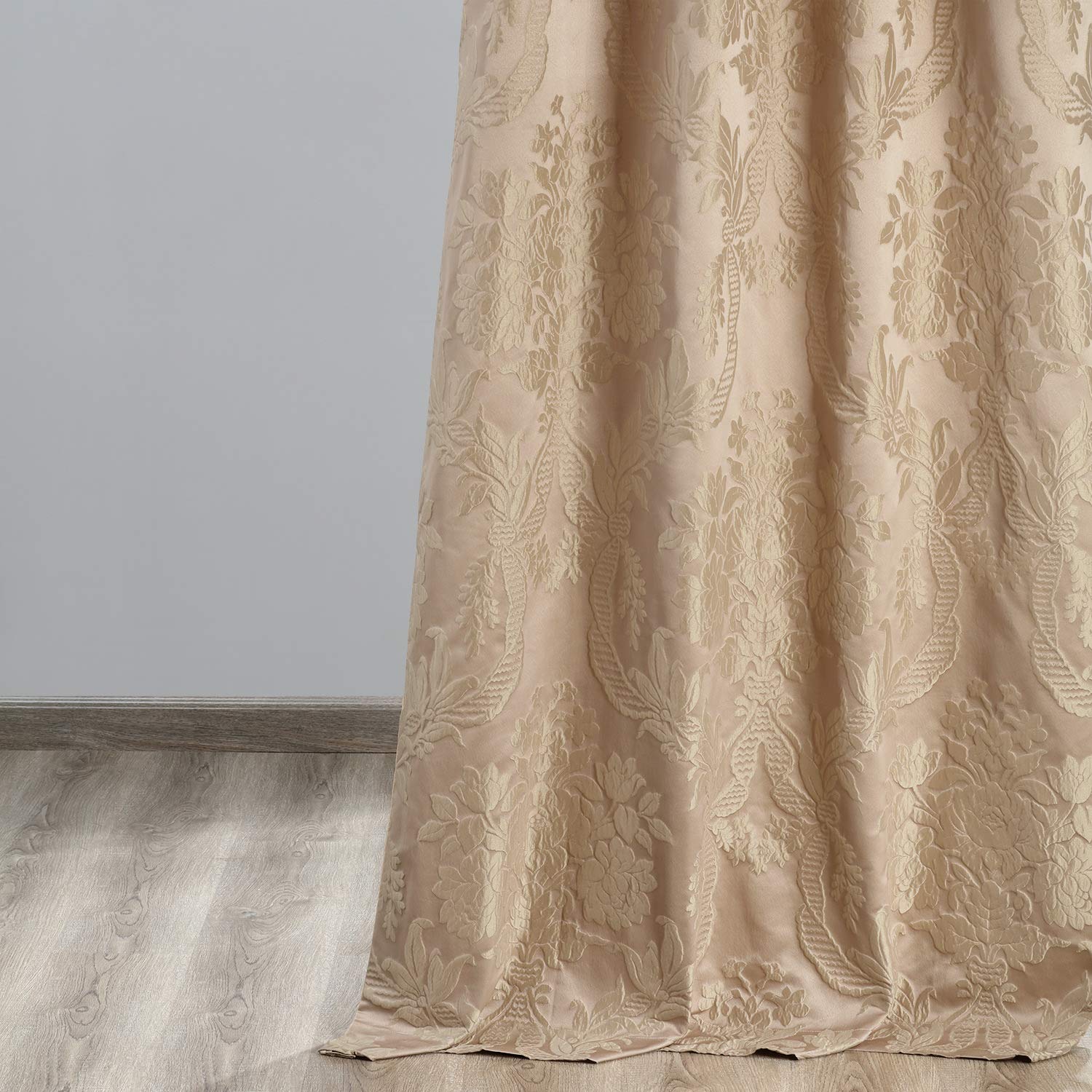 HPD Half Price Drapes Designer Damask Curtains for Room Decorations Faux Silk 50 X 84 (1 Panel), JQCH-20122011-84 - Image 4