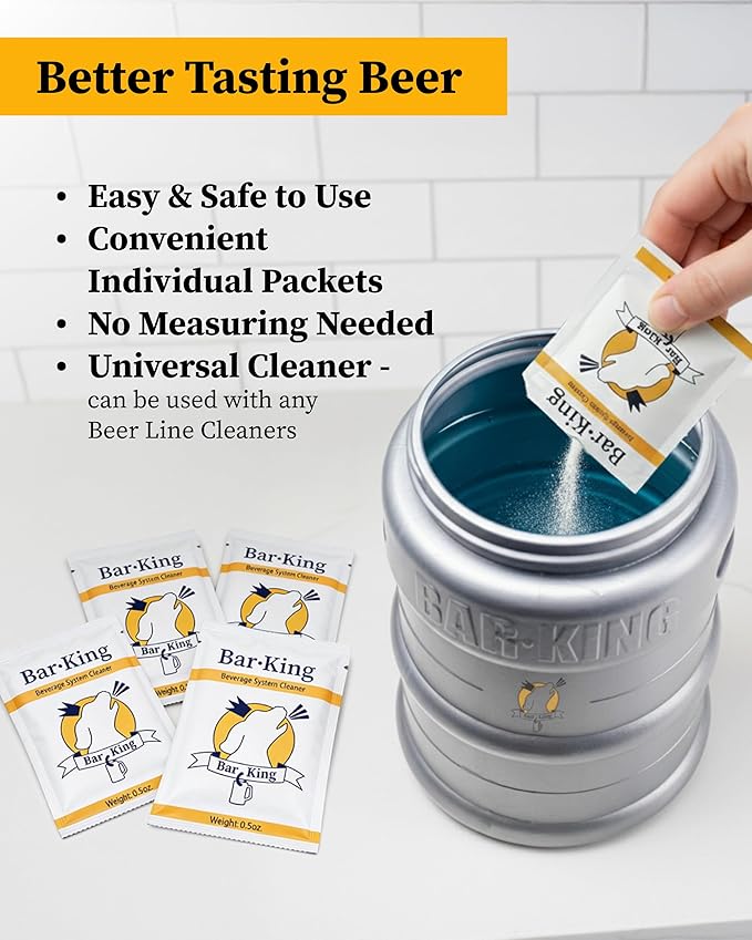 Bar-King Limpiador para Líneas de Cerveza - 6 Sobres Individuales miniatura 4