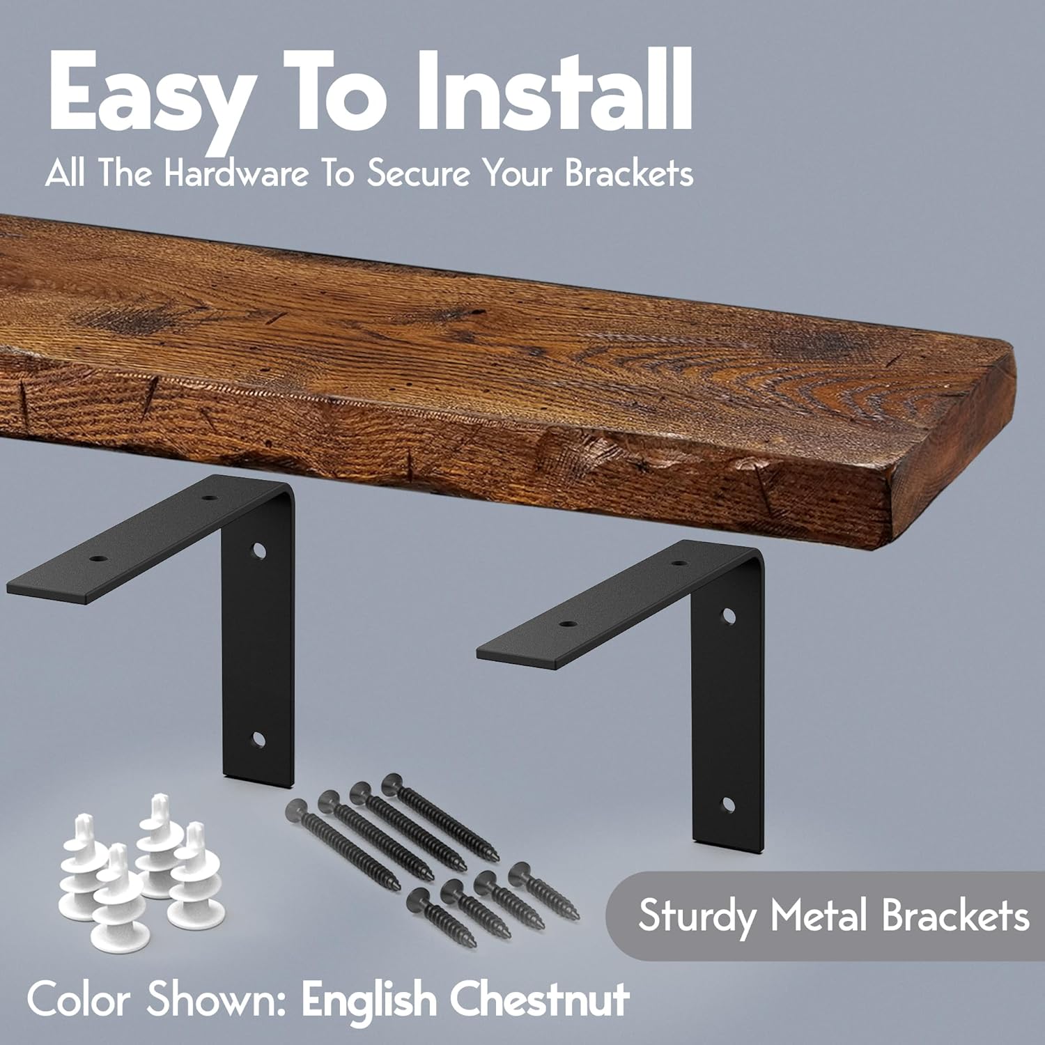 Rustic Floating Shelves Reclaimed Wood Floating Shelves Farmhouse Shelves Oak Floating Shelf