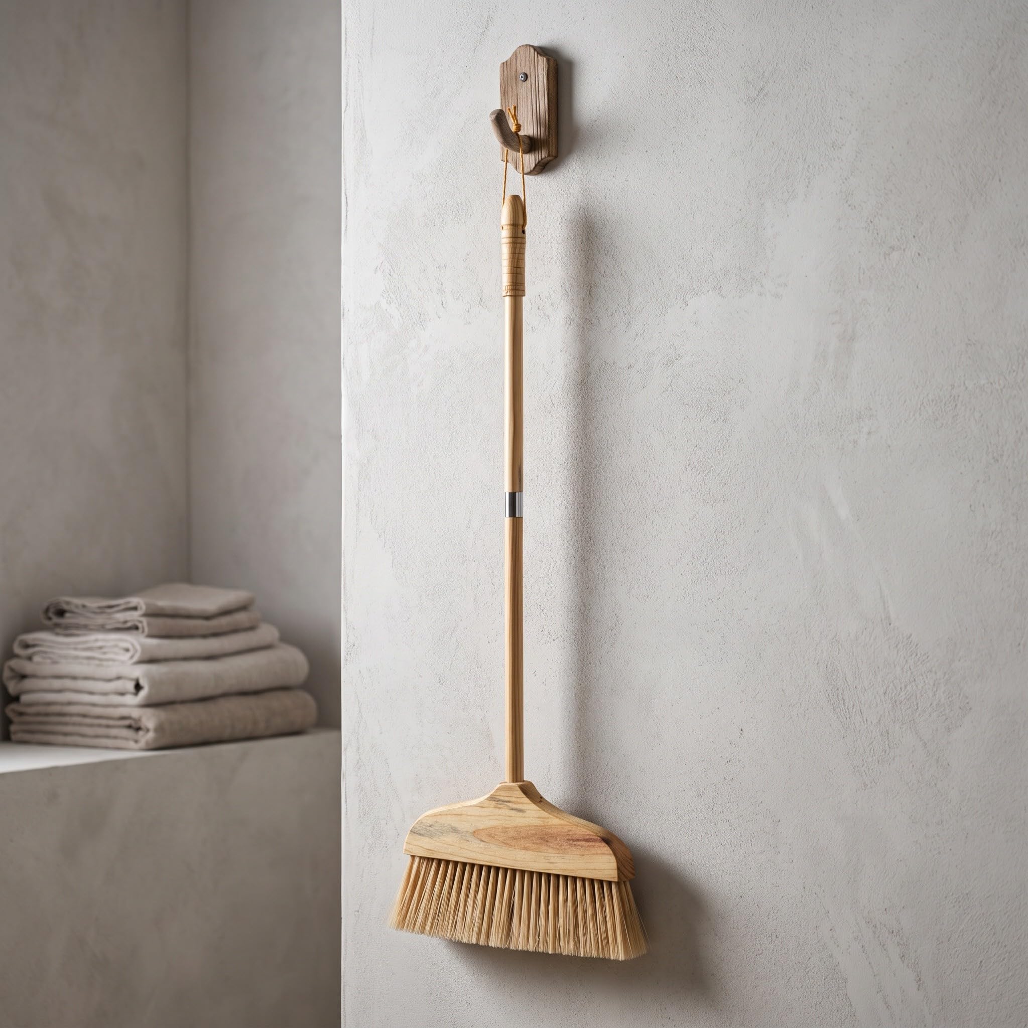 Didiseaon Scopa per pavimenti in legno con setole morbide, adatta per