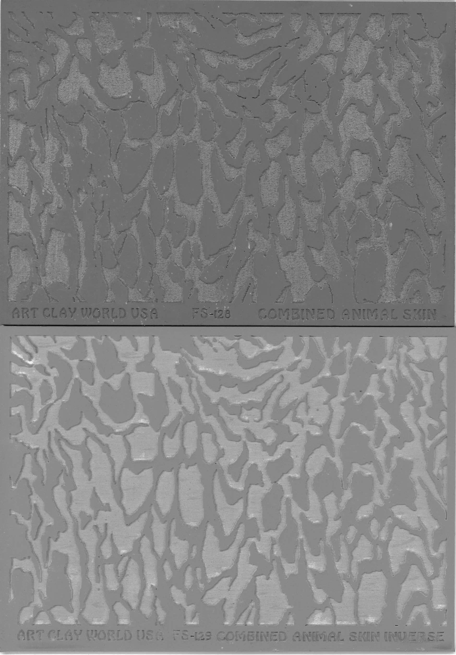 FlexiStamp Texture Sheet Set Combined Animal Skin Set - 2 pc.