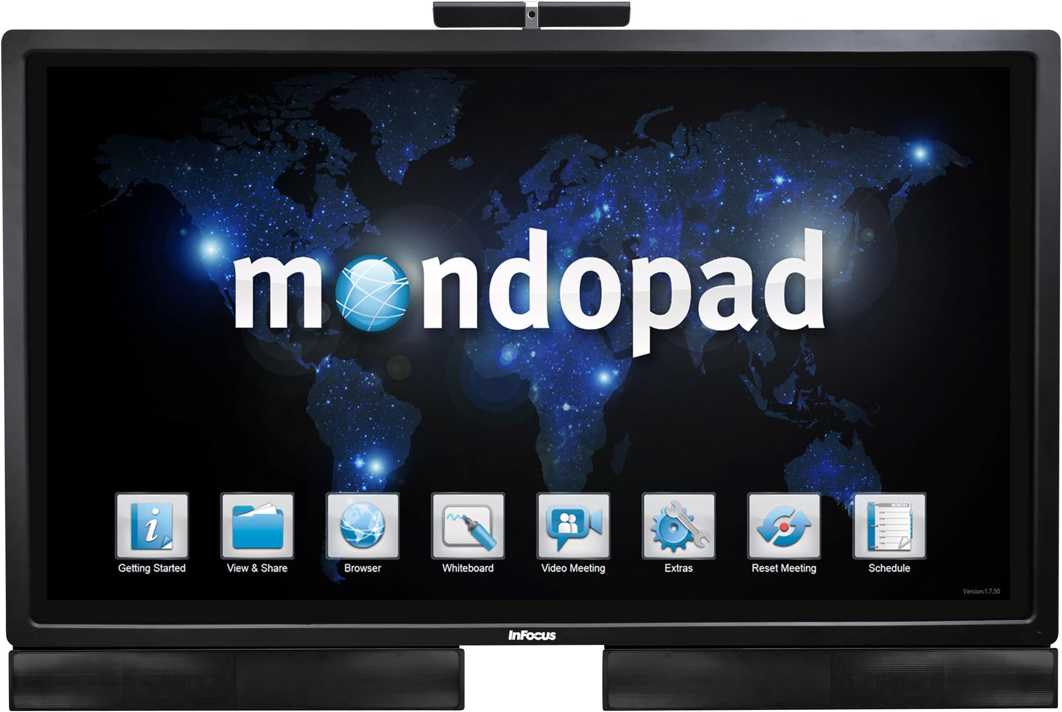 InFocus INF5720 Mondopad All-in-One Desktop 57", 8 GB RAM, 120 GB SSD, Black