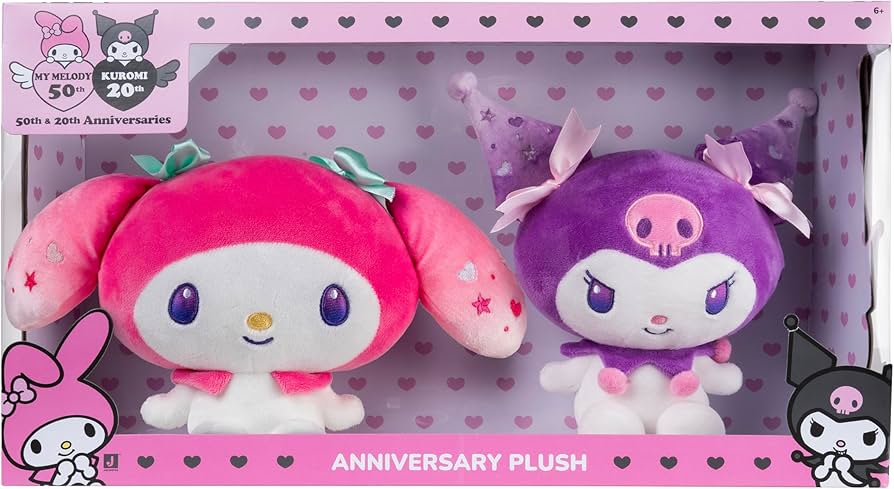 Amazon.com: My Melody™ 50th & Kuromi™ 20th Anniversaries 8-Inch