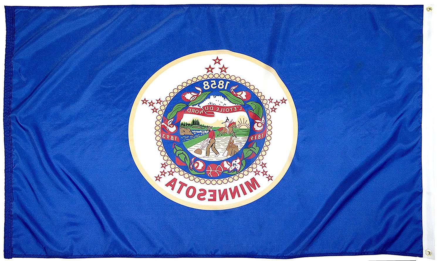 Bandiera Minnesota 3x5 Piedi In Nylon, Stampa 600 DPI, Resistente Per Esterni, Prodotta In USA - 2