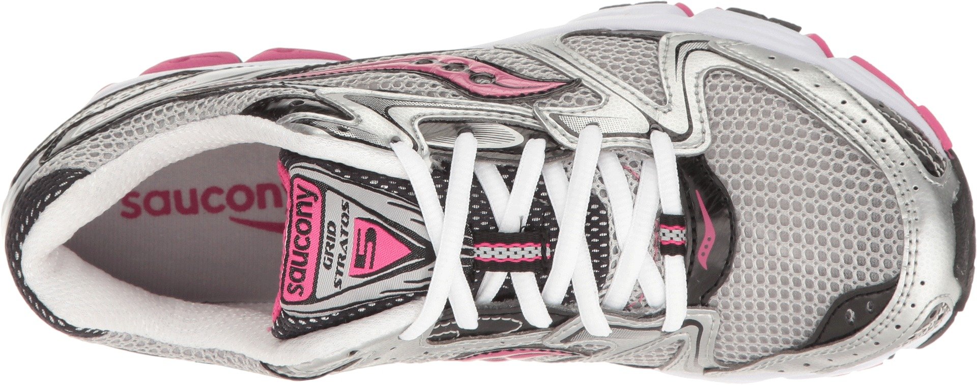 Saucony Grid Stratos 5 Silver/Black/Pink 9 | B2B Liquidation