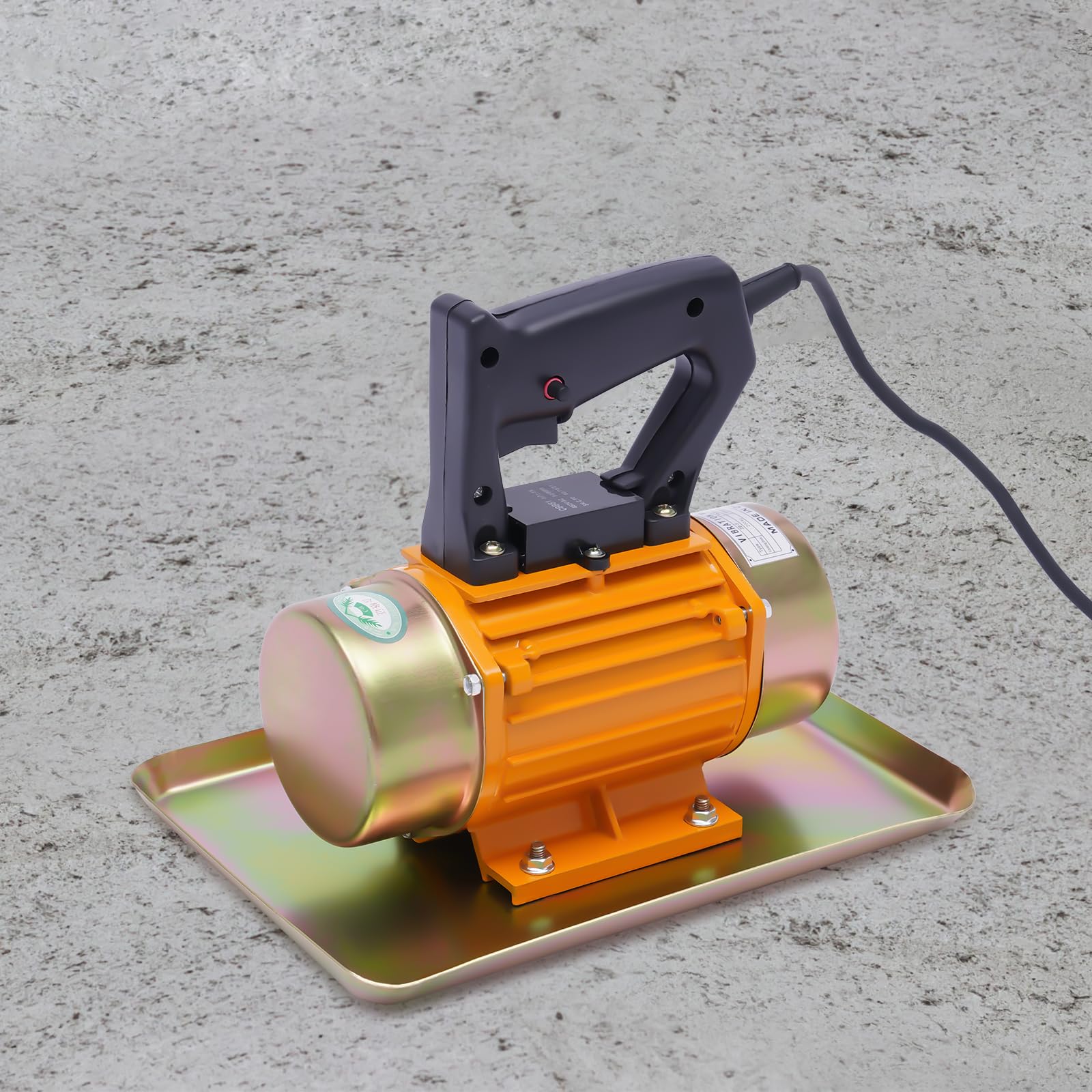 Vibratore elettrico per calcestruzzo da 250 W, motore in rame pieno, 3500 giri/min, cavo da 1,5 m, per la costruzione di strade Brücke, maneggevole e silenzioso, per artigiani e fai da te
