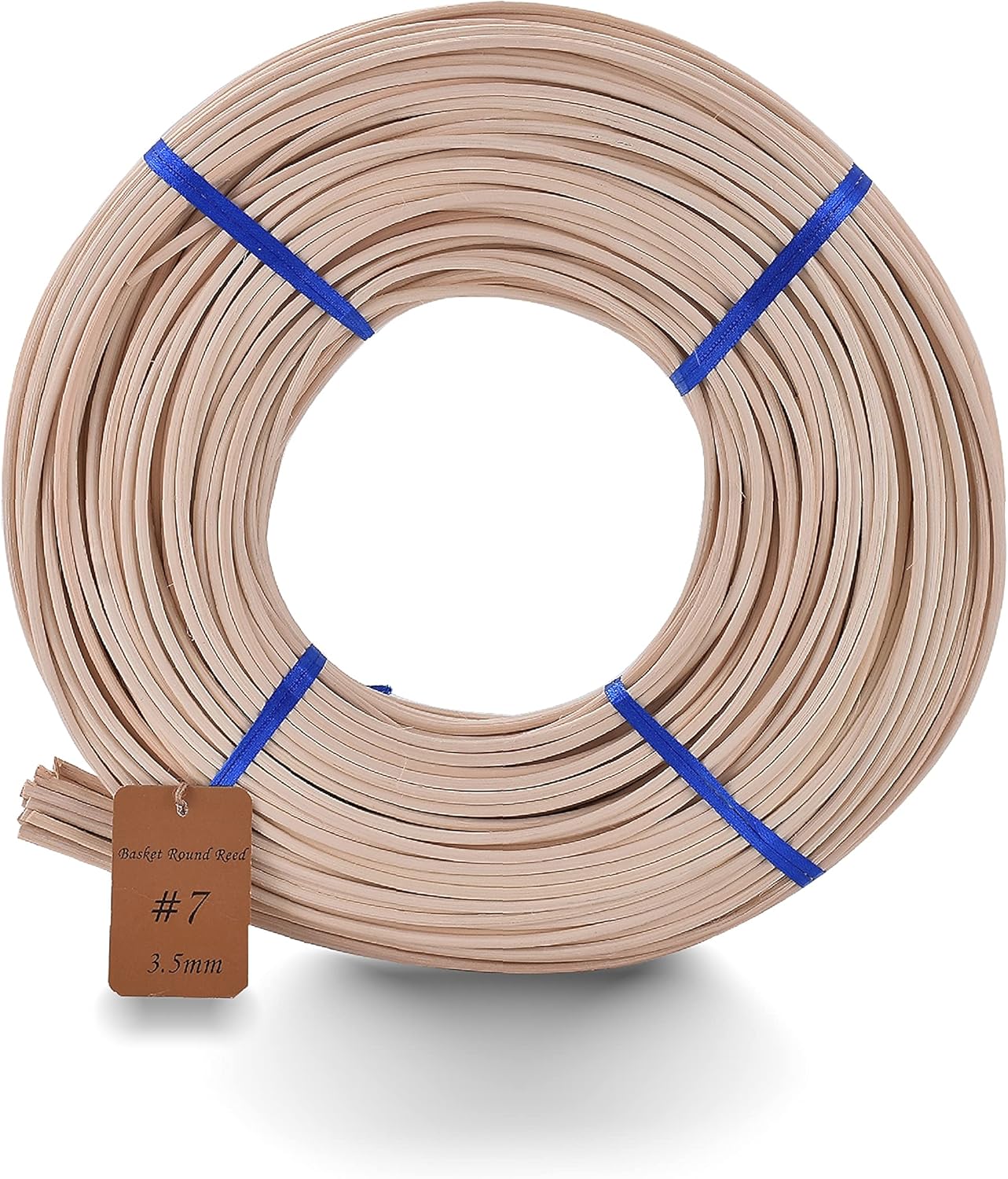 Amazon.com: Basket Round Reed #7 3.5mm 1-Pound Coil Basket Weaving Cane ...