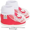 Neska Moda Baby Girls Booties For 0 To 6 Months (Red) (0_months) gallery image