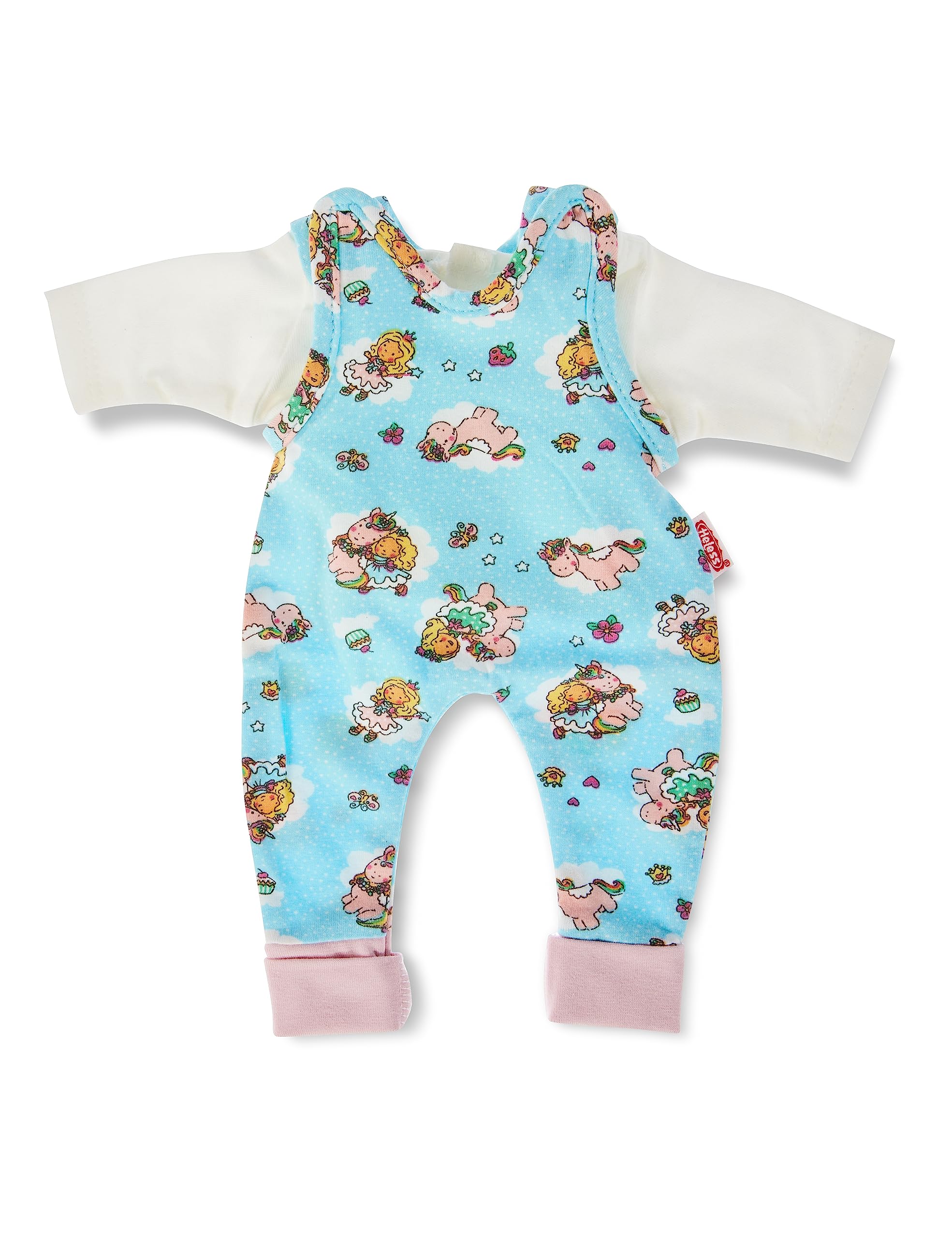 Heless - Romper with T-Shirt for Emil Unicorn Doll and Fairy Emma Size 28-35 cm, 10128298, Medium