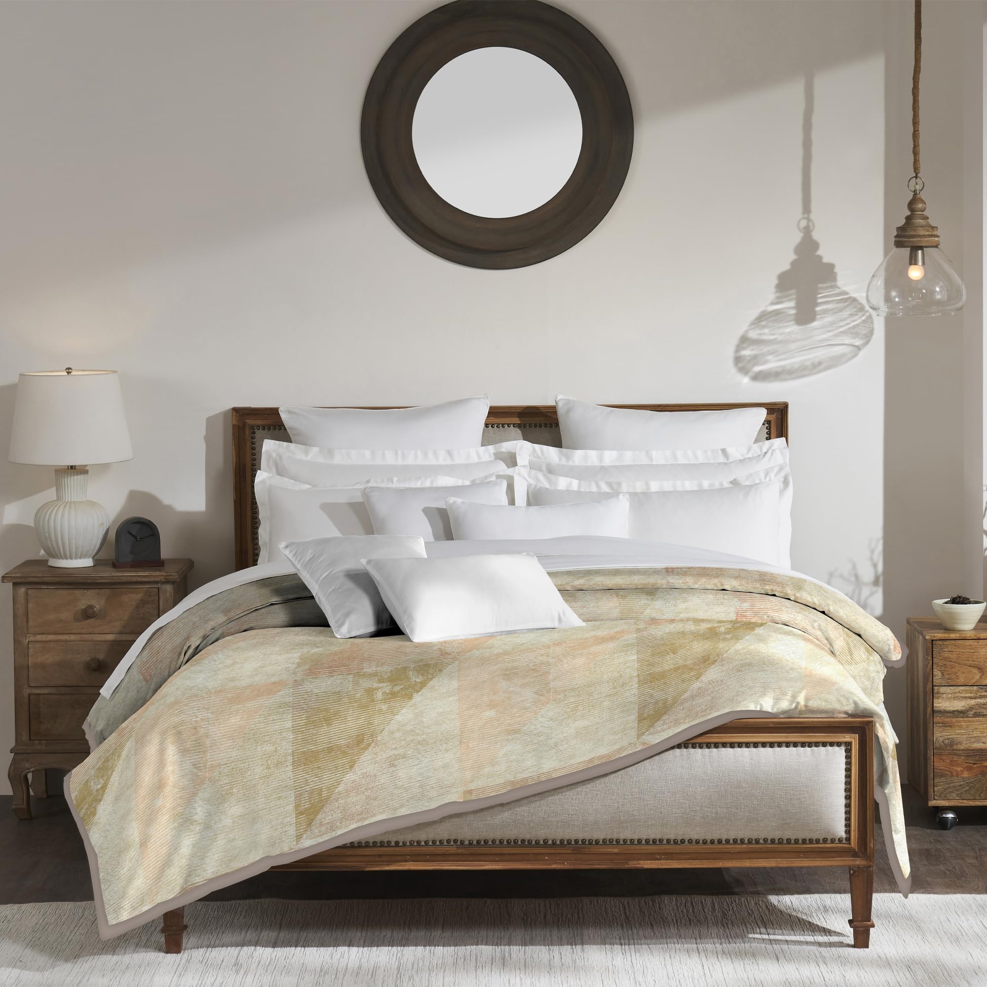 MYTRIDENT Double Bed Blanket for Winter | Classic Warm Whisper Mink Heavy Winter Blanket Double Bed | 2 Ply Ultra Soft Designer Blankets for Winter | 4.5 KG - Eloise