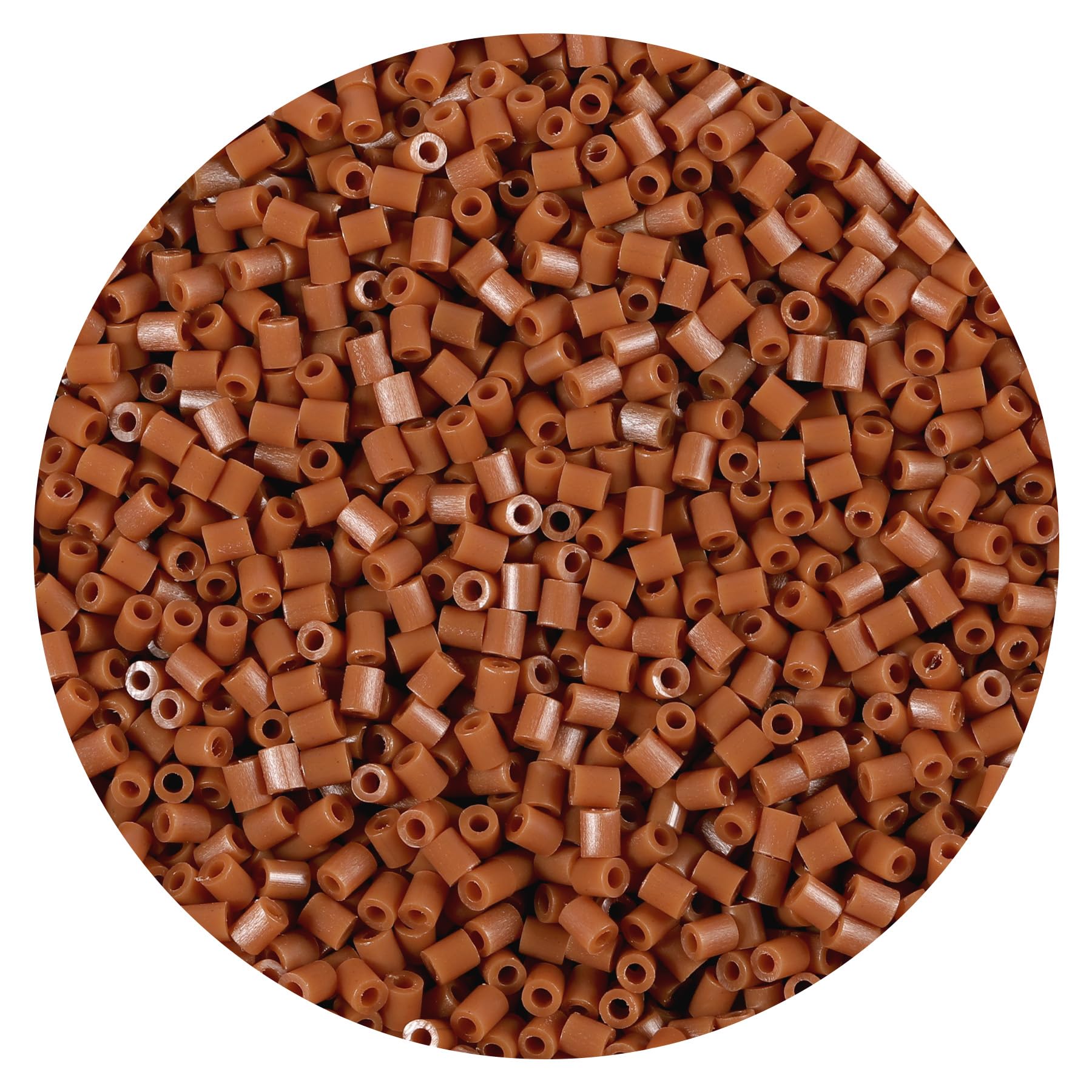 10000Pcs Loose Mini Fuse Beads 2.6mm Bulk Refill Kit Stress Relief Pixel Art 3D Craft Melting Beads for DIY Decor Crafts Creative Handmade Projects (G07 Brown 1) โ image 1