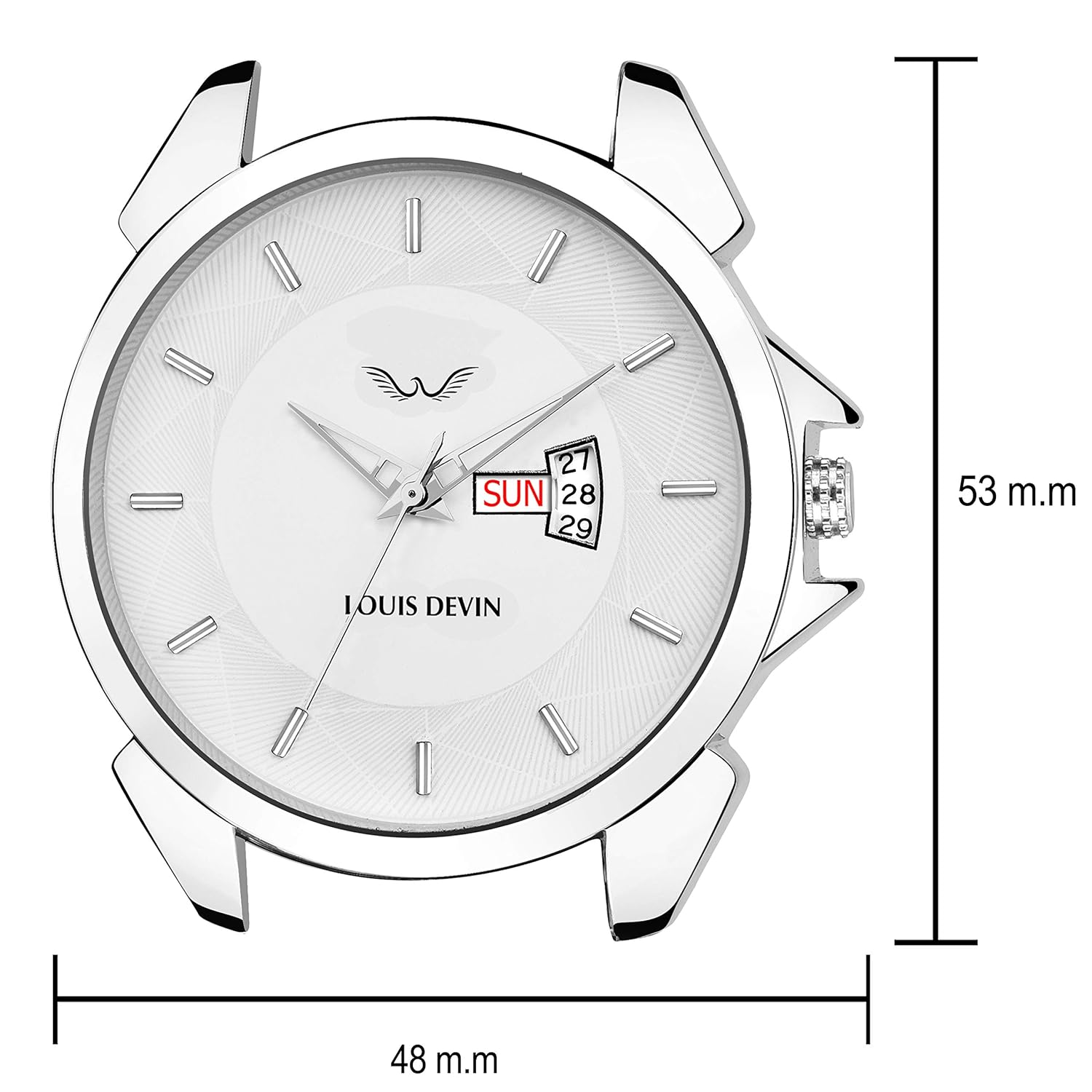 Diwali Sale Louis Devin Wt005 Stainless Steel Chain Analog Wrist Watch For Men