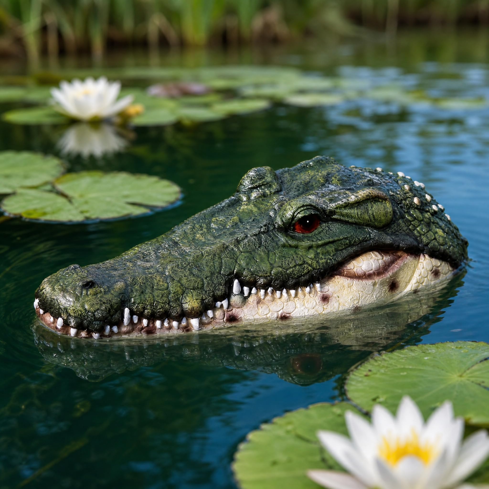 RKGOMDMU Floating Alligator Head Decoy