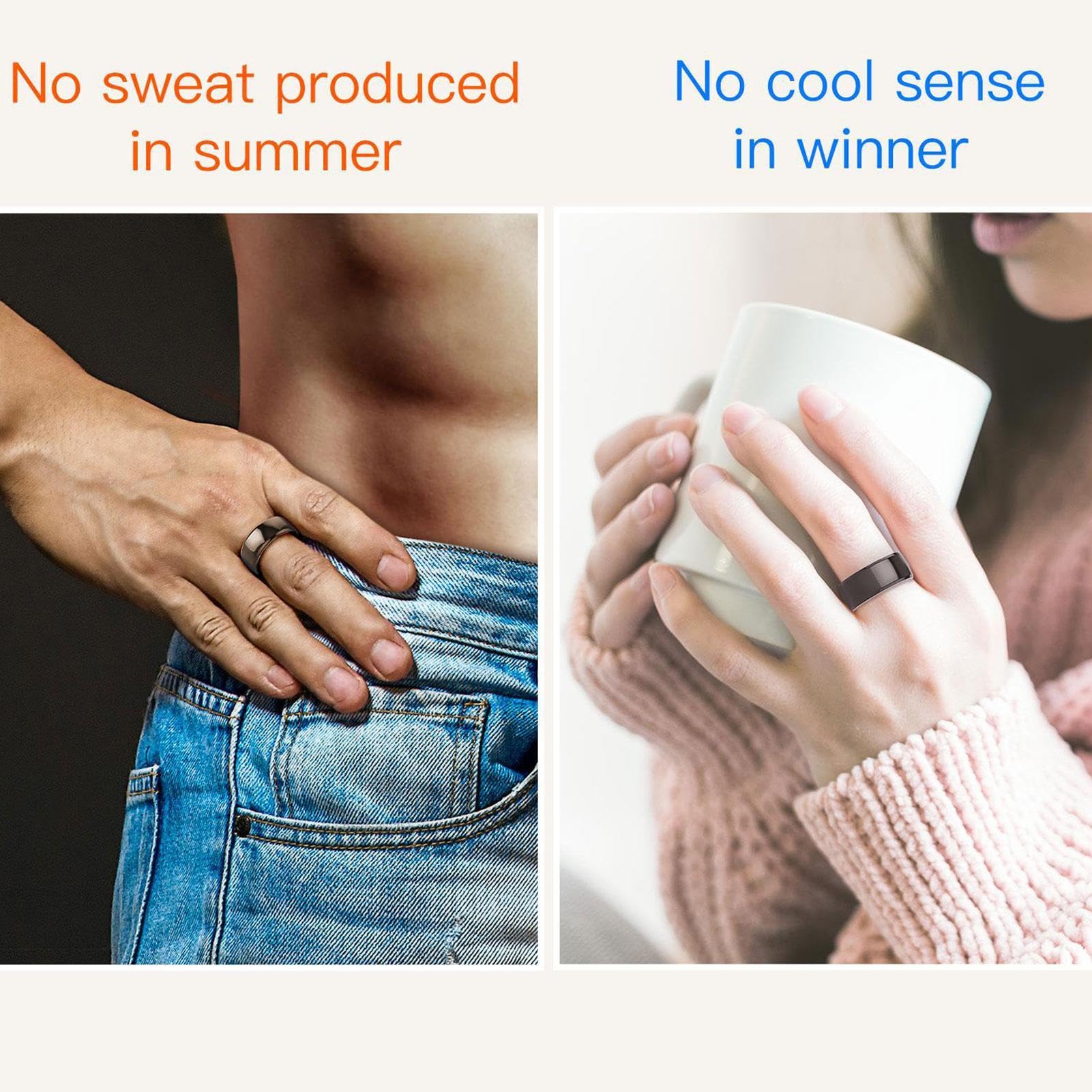 Bague Portable électronique – Bague Intelligente de Fitness, Bague légère
