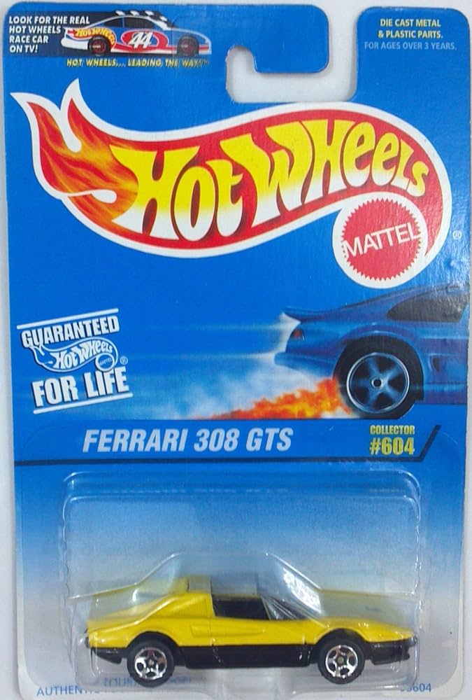 Amazon | Hot Wheels Ferrari 308 GTS #604 Year: 1997 | ミニカー