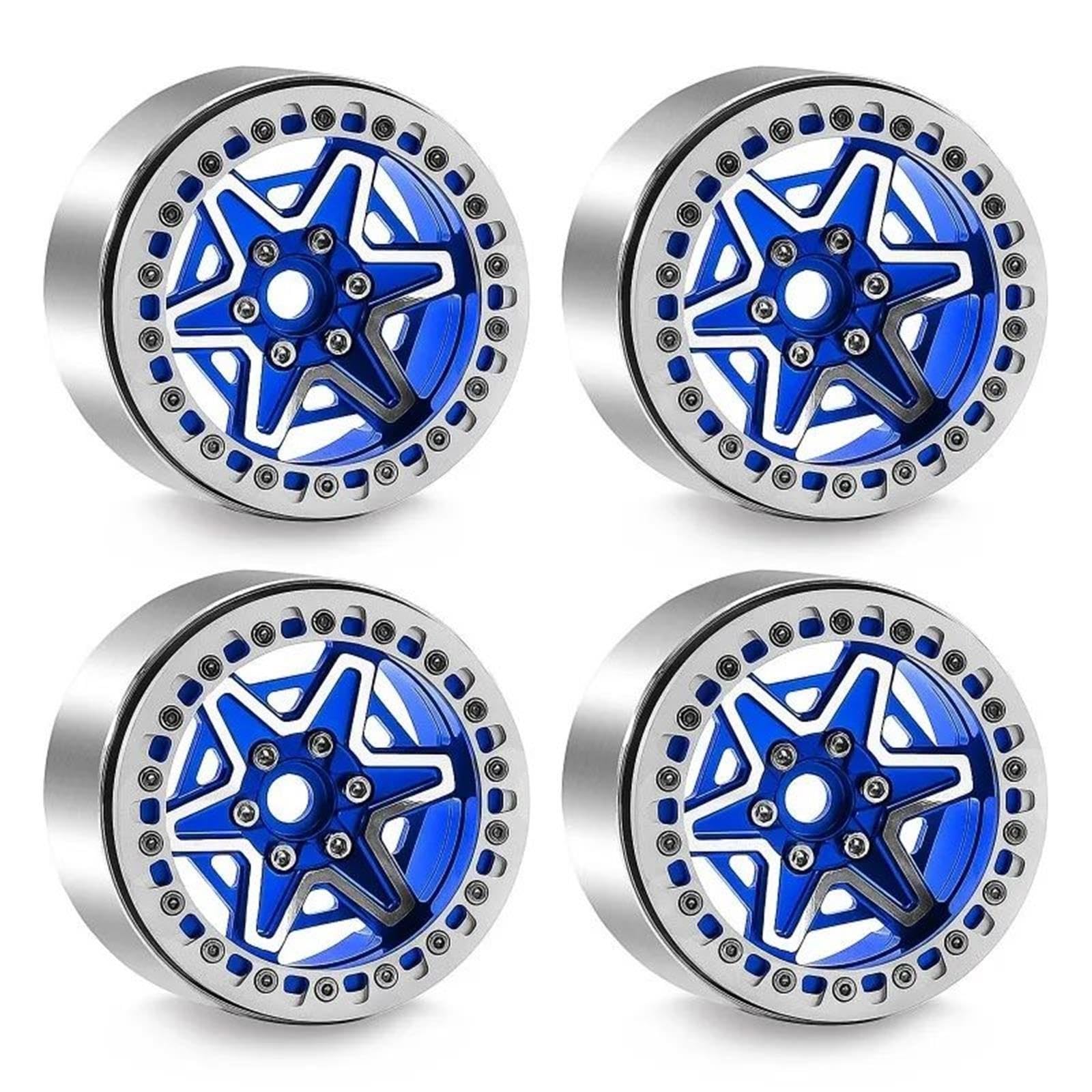 2,2" Alu Beadlock Felgen 4Stück Für Traxxas Für TRX4 Für TRX6 1/10 RC Auto