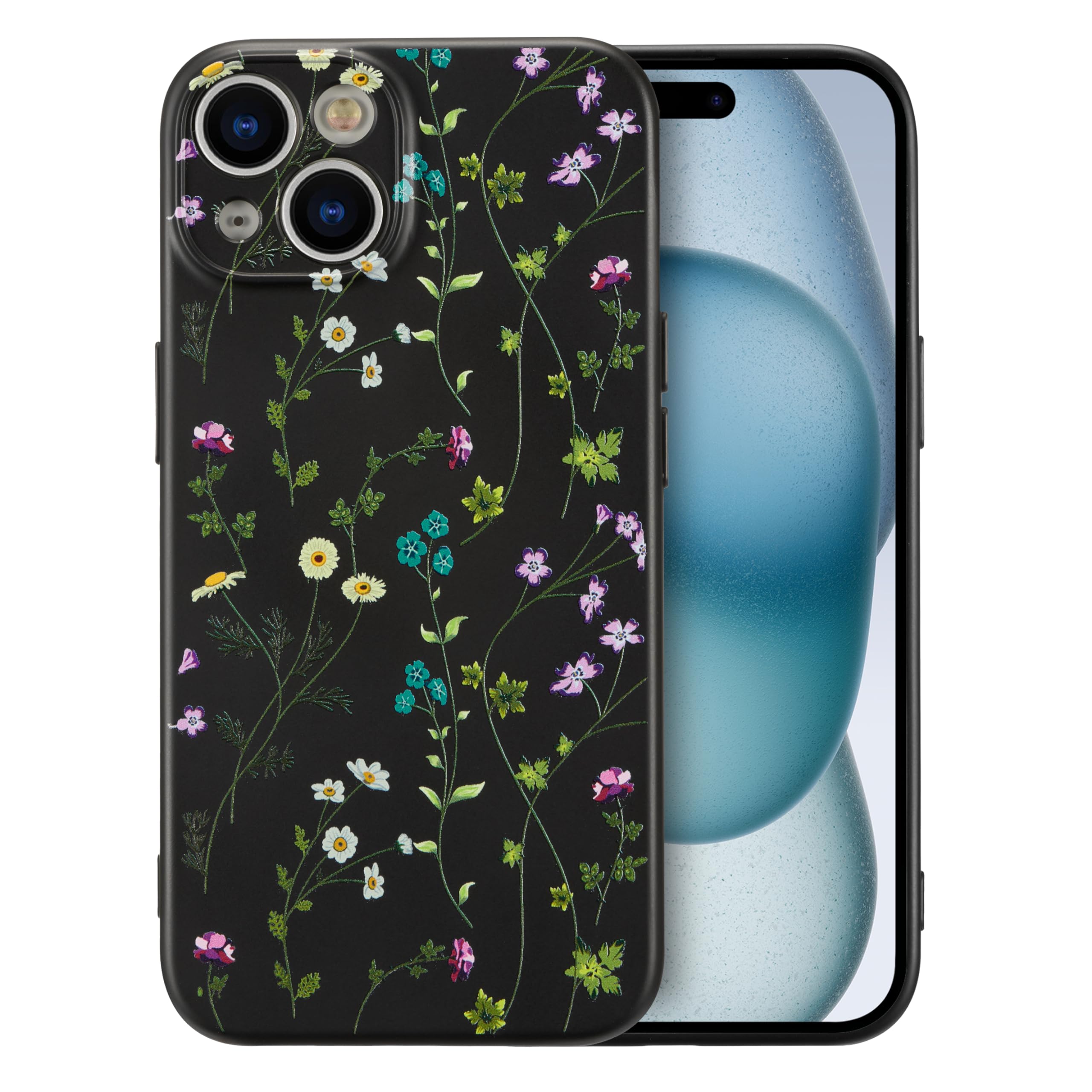 RALEAVO Flower Case for iPhone 15
