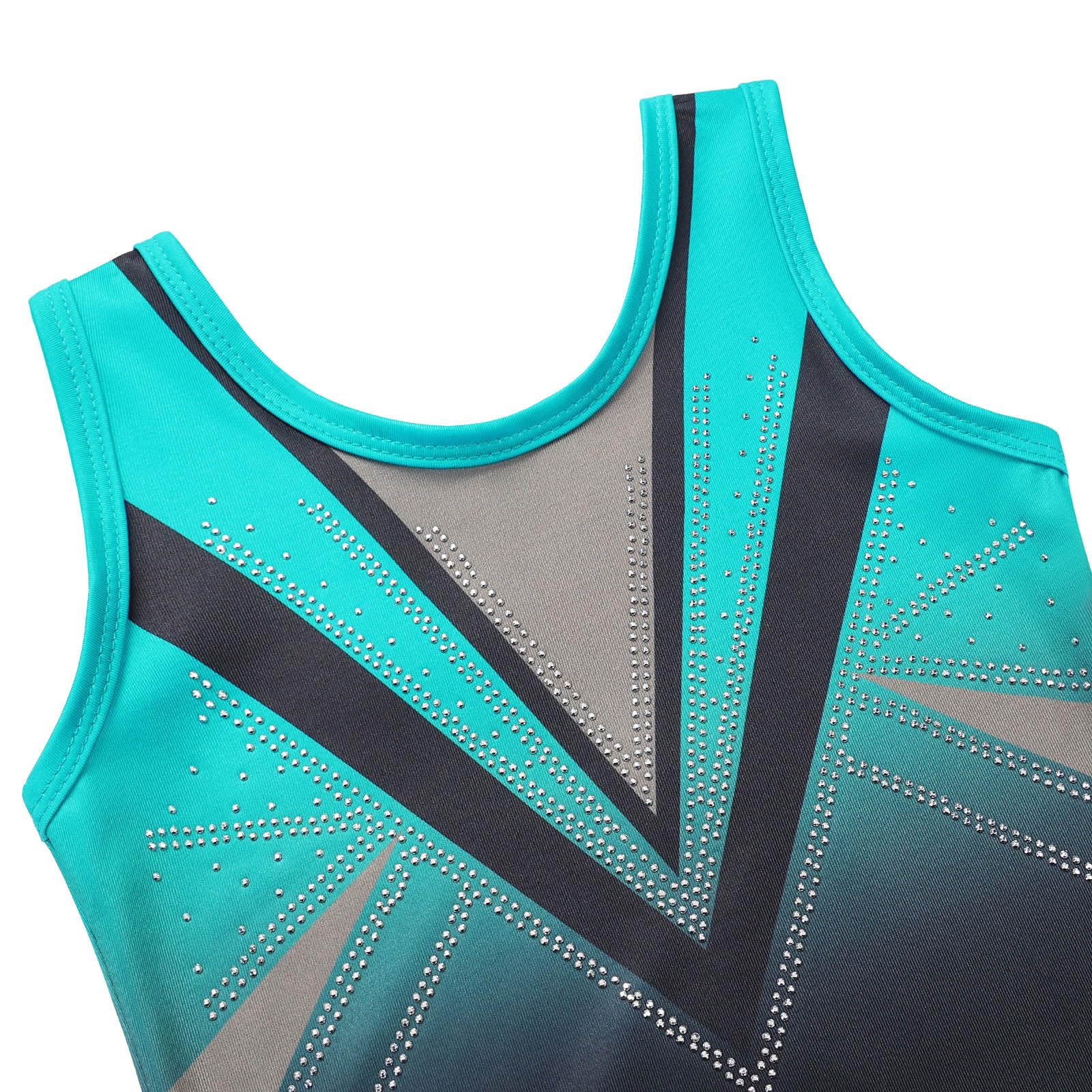 Fille Justaucorps Gymnastique Danse Classique sans Manches