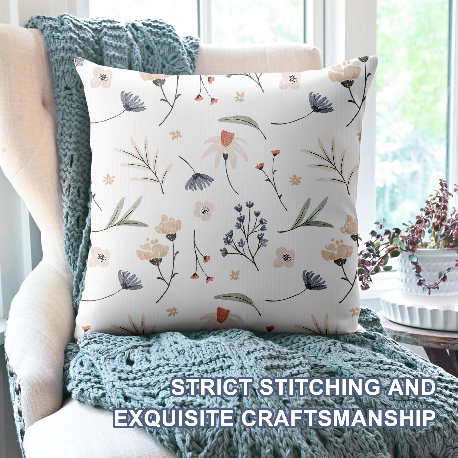 XPHZZL Cushion Cover 2 Pack 45 x 45 cm - Image 3