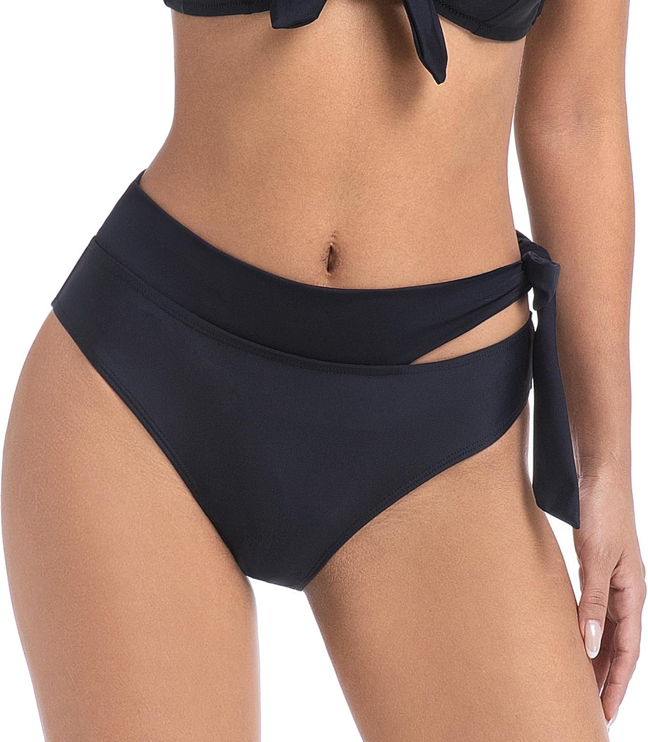 COCOPEAR Women's Sexy High Waisted Bikini Bottoms High Cut Side Tie Bathing Suit Bottoms for Women Swim Bottoms 2026 - Image 6