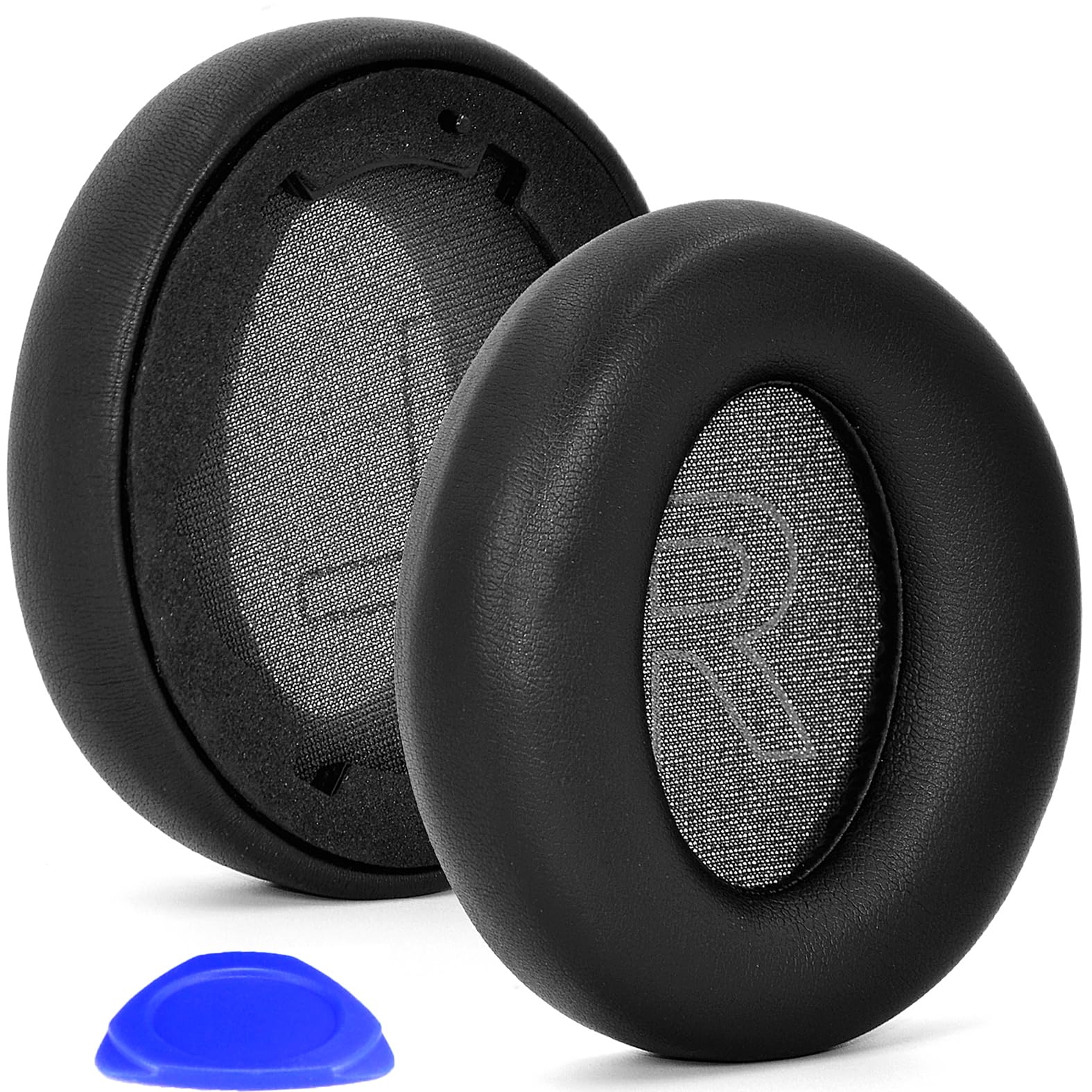 Q20 Ear Pads – Ear Cushion Compatible with Anker Soundcore Life 2 / Q20 / Q20+ / Q20 BT Headset(Not fit Life 2 NEO), Softer Leather,High-Density Noise Cancelling Foam
