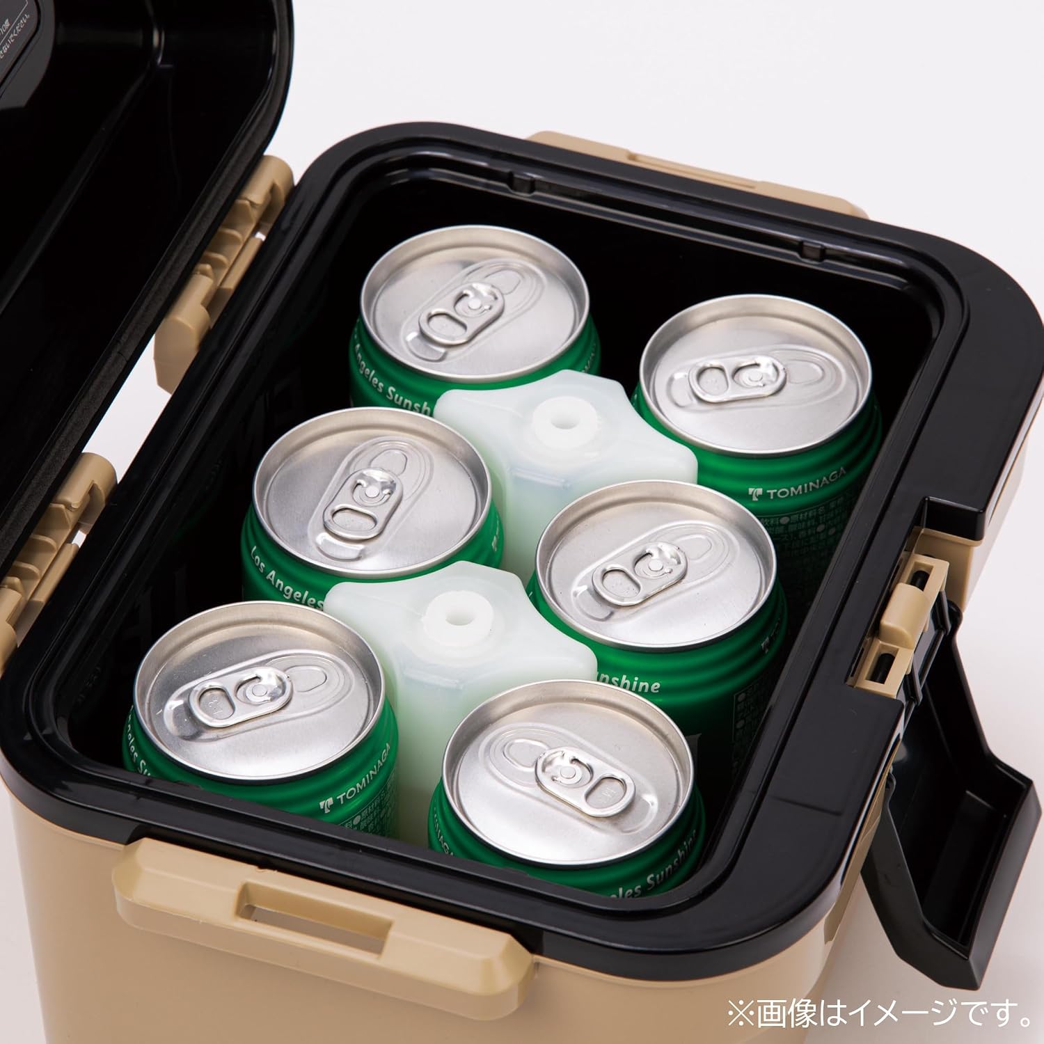 Captain Stag UE-3017 Cold Pack Below Freezing Temperature -16 °C Cold Pack, Long Time Cold Retention, Reusable Slim Fit