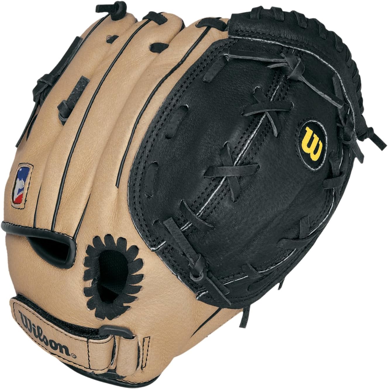 Wilson A425 9.5 Inch MLB EZ Catch Youth Baseball Utility Glove