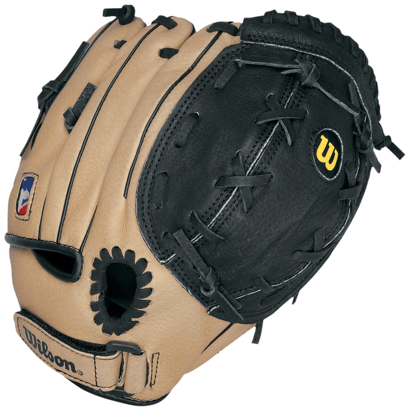 Wilson A425 9.5 Inch MLB EZ Catch Youth Baseball Utility Glove