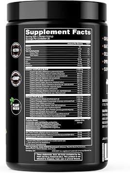 Jocko Fuel Daily Greens Superfood Powder, Peach | 30 Servings