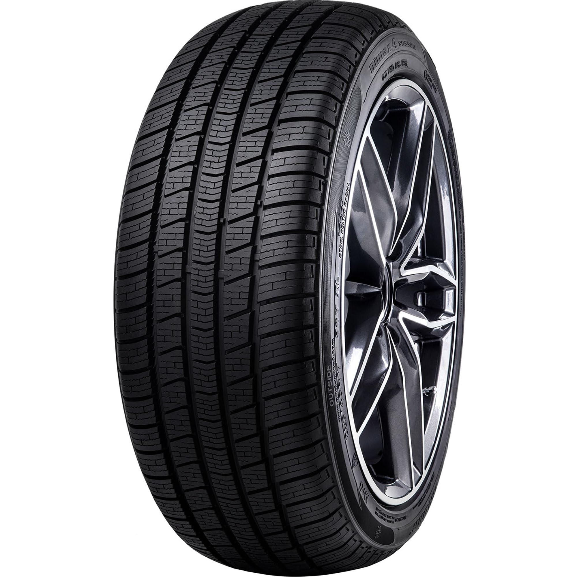 RADAR 185/55 R15 86V Pneu 4 saisons XL Compatible avec SEAT Ibiza III 3/5 portes 6L, VW Polo IV 3/5 portes 9N, 9A, RENAULT Clio 3 3/5 portes BR0/1, CR0/1, PEUGEOT 206 3/5 portes 2A/C
