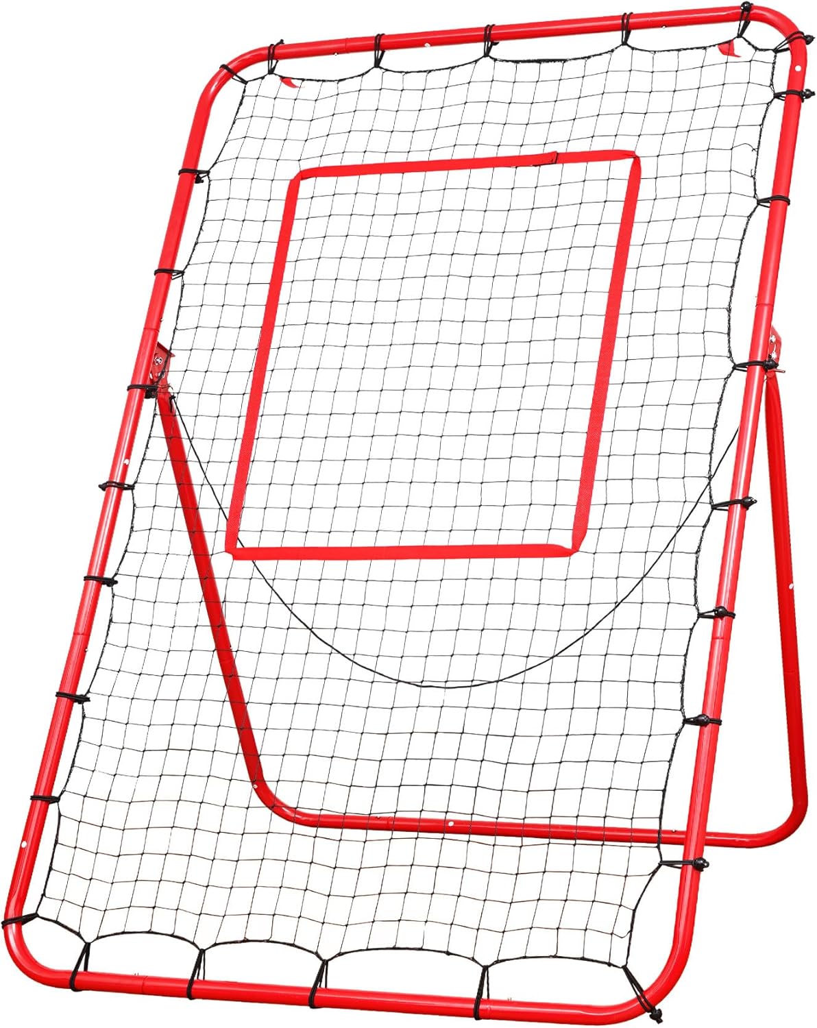 BALWONER 6 x 4 ft 5 Angles Adjustable Pitch Back Baseball Softball
