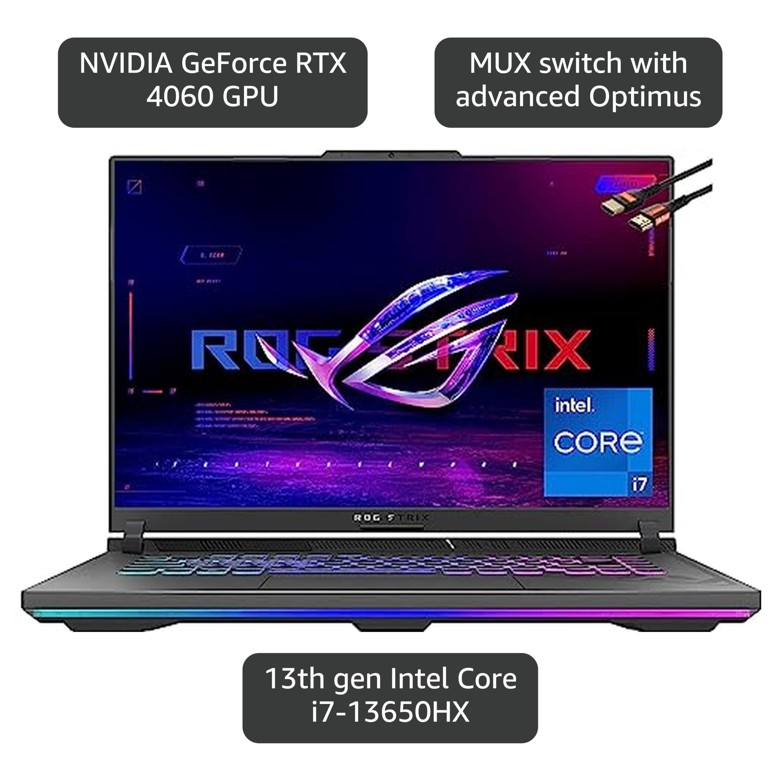 Amazon.com: asus Laptop Gamer ROG Strix G16 (2023), 16:10 FHD 165