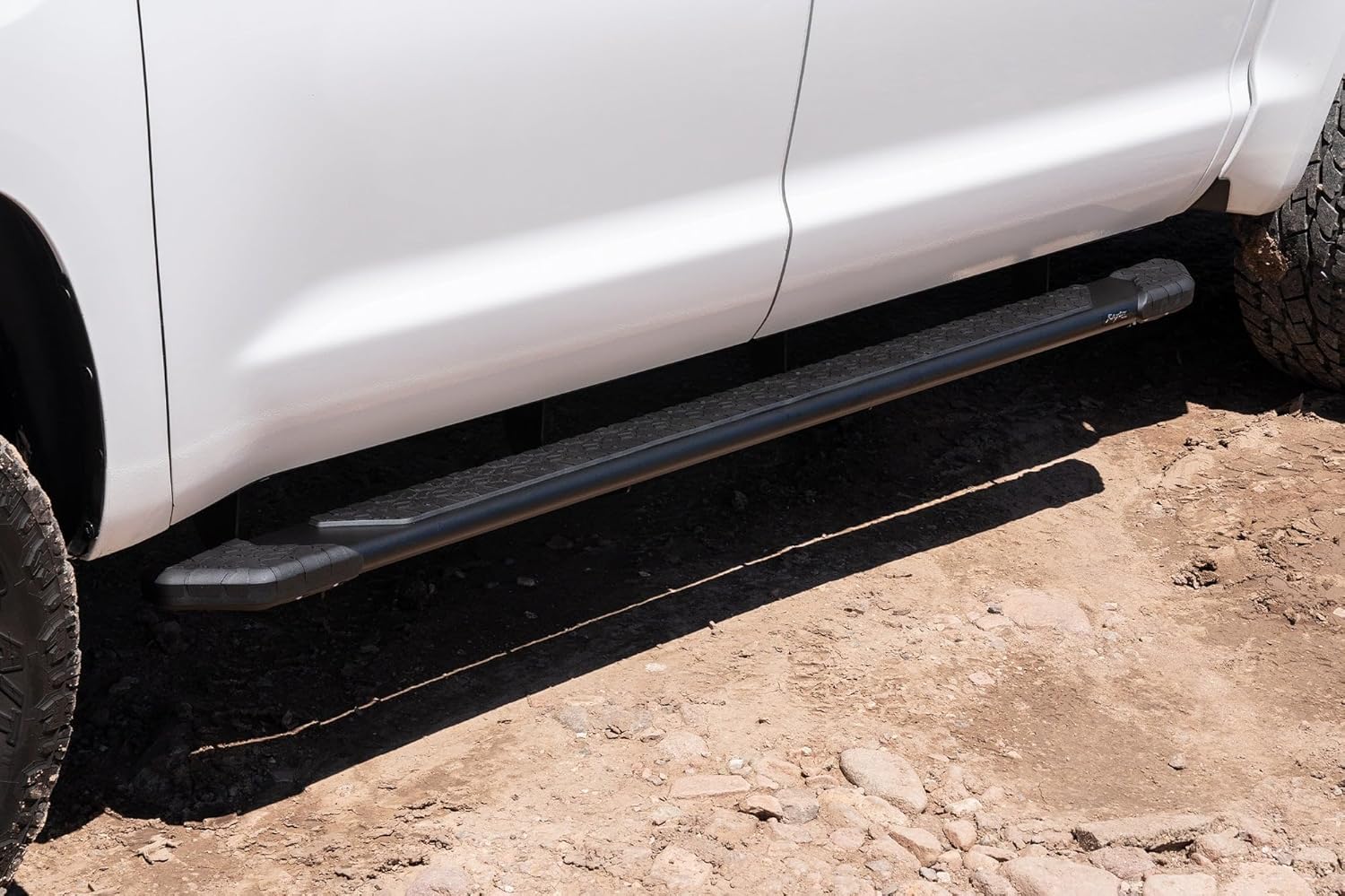 Raptor Series Running Boards Steps 5in Treadsteps Black Aluminum Compatible with 07-21 Tundra CrewMax