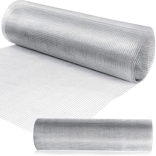 GRAFFY - Paño de hardware de 48 x 50 pies malla cuadrada de apertura de 12 pulgadas paño de hardware galvanizado de 19 calificaciones malla de