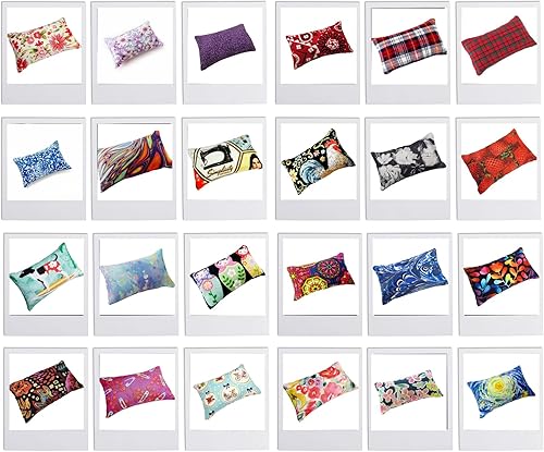 Vista 6 de Emery Pin Cojín para costura, relleno de arena abrasiva, hecho a mano en Estados Unidos (2 x 3 pulgadas, gallos sobre negro)