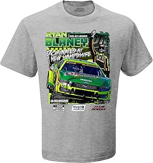 Official Ryan Blaney #12 NASCAR 2025 New Hampshire 301 Victory Tee
