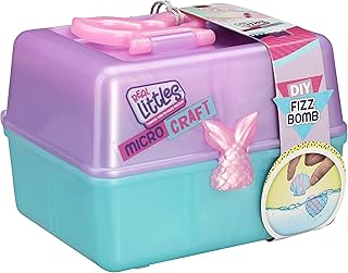 Cefa Toys- Real Littles Mini COFRES DE Actividades JABONES, Color Azul y Morado (00258)
