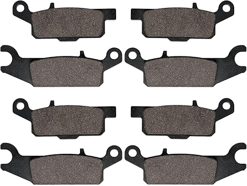Cyleto Pastillas de freno delanteras y traseras para YAMAHA Grizzly 700 YFM700 YFM 700 2007-2022 Grizzly 550 YFM550 YFM 550 2009-2014