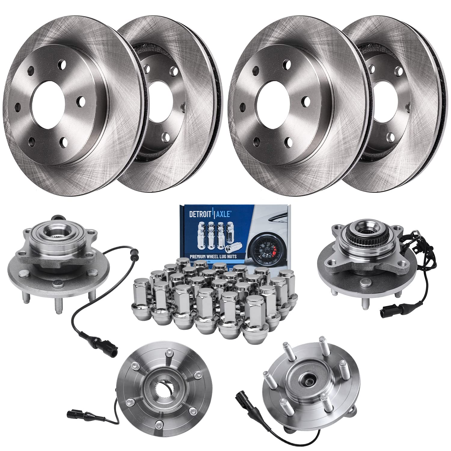 Detroit Axle - 4WD Brake Kit for 03-06 Ford Expedition Lincoln Navigator