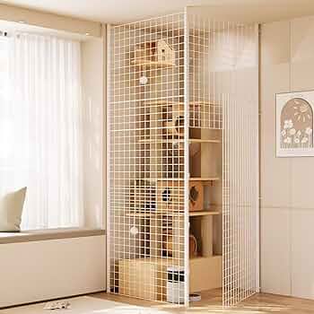 Amazon.co.jp: Warayumi ペットゲート てつあみ 猫 脱走防止 ネット