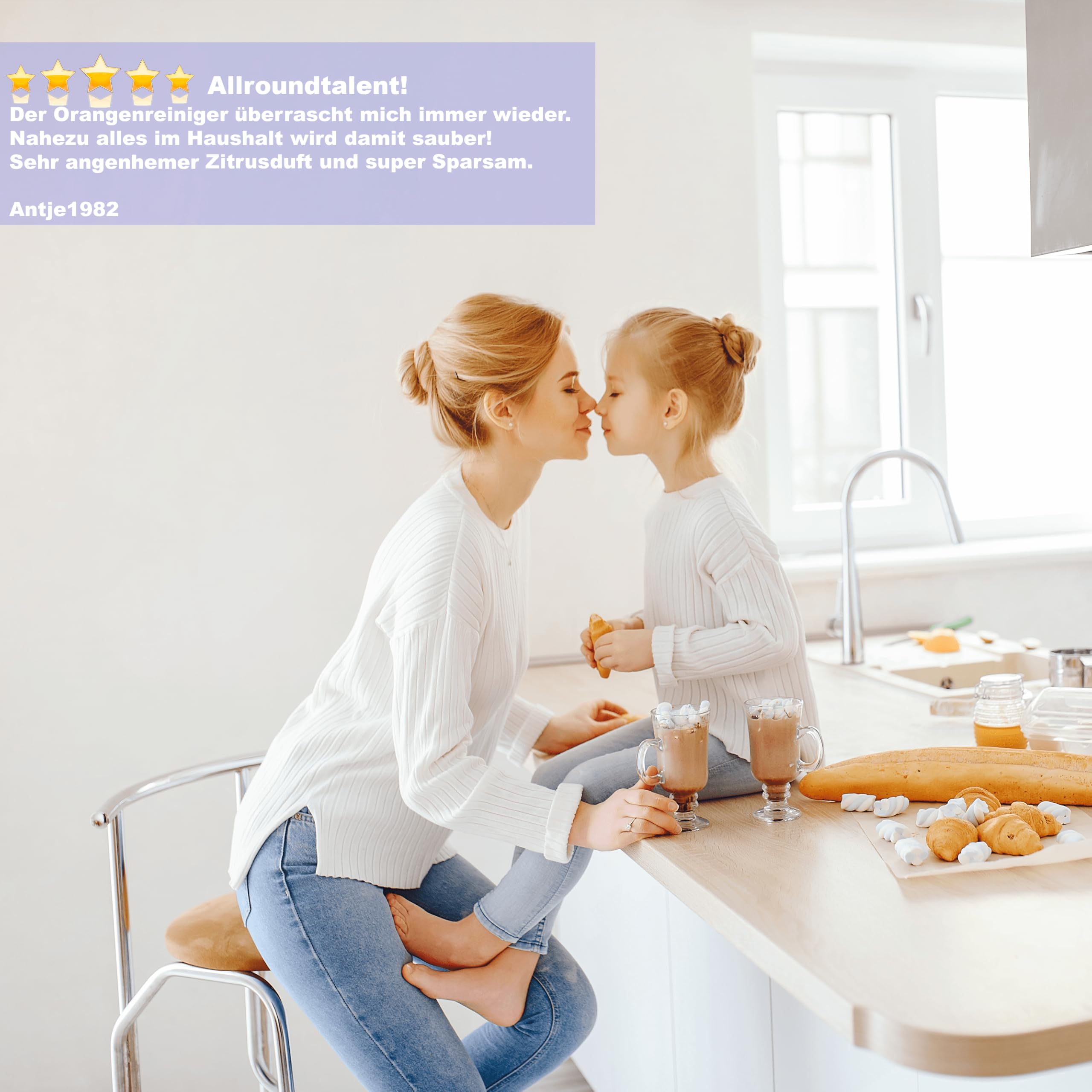 Orangenreiniger Konzentrat | Bodenreiniger Flüssig | Allzweckreiniger für Familien mit Kindern & Haustieren | Reinigungskonzentrat | Reinigungsmittel | 10 Liter