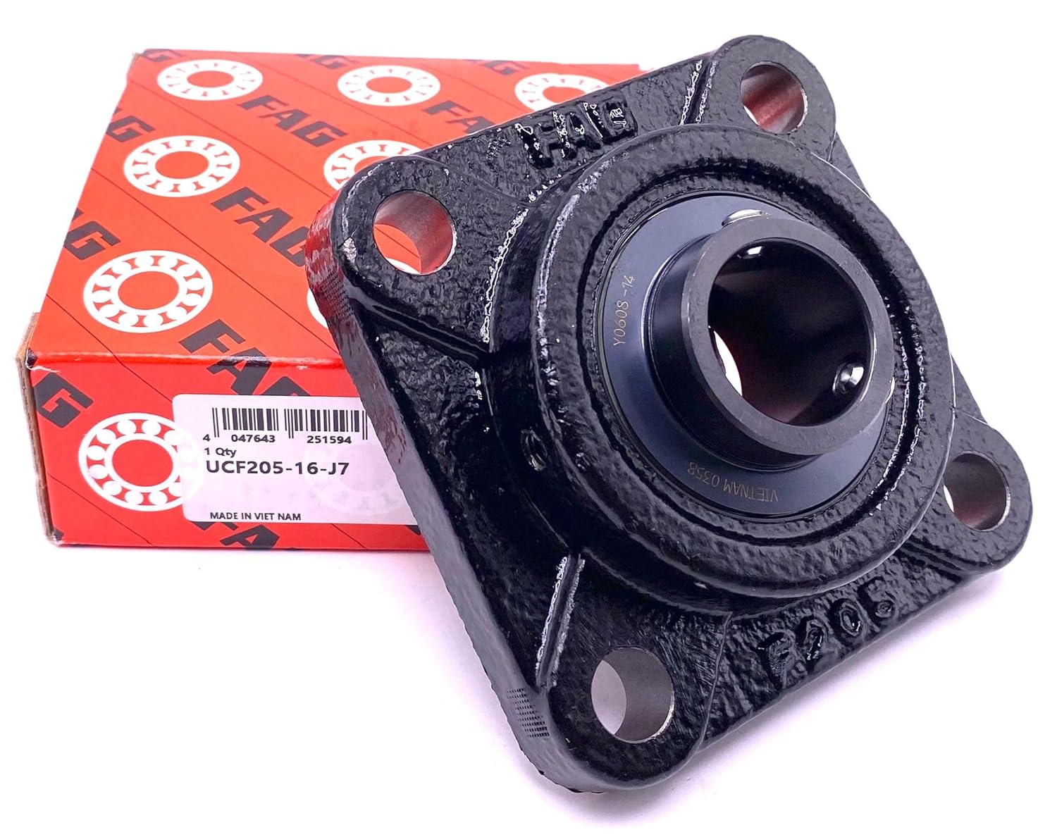 FAG UCF205-16-J7 Housing and Bearing FYJ1.TF UC205-16 + F205-J7 YAR205-100-2F + FYJ505 25.4x95x35.8 mm
