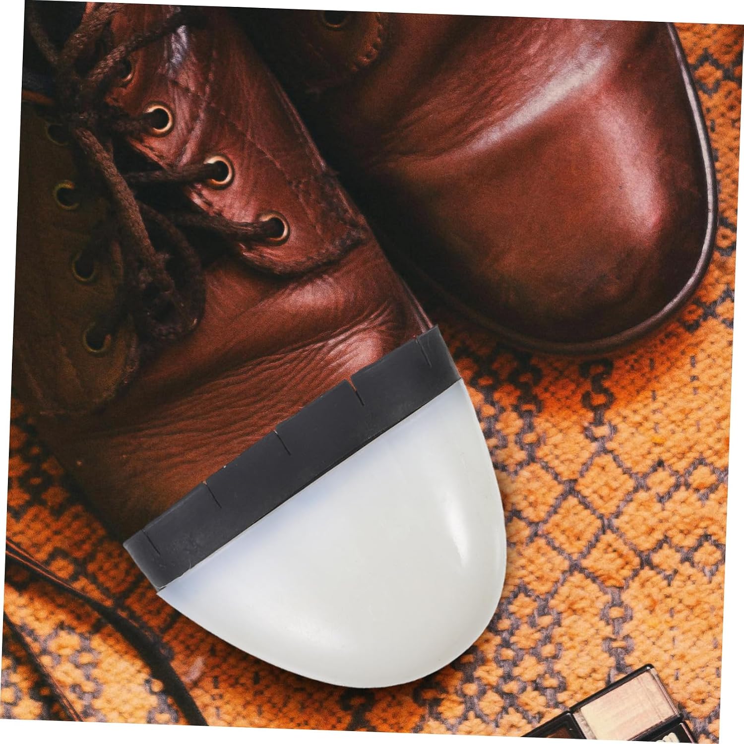 SMASOLO Safety Plastic Toe Caps for Work Shoes 4pcs Protective Toe Covers for Men and Women Anti-Crushing and Anti-Puncture Inserts Size 40