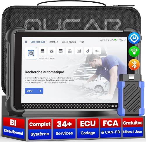 MUCAR AI-Assisted OBD2 Scanner, 892BT Full System Scan To… - 1
